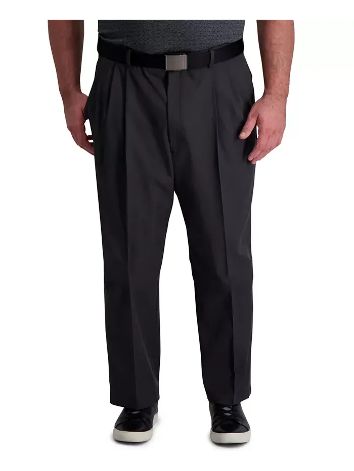 Брюки Big & Tall Cool Right Performance Flex Classic Fit с защипами Haggar