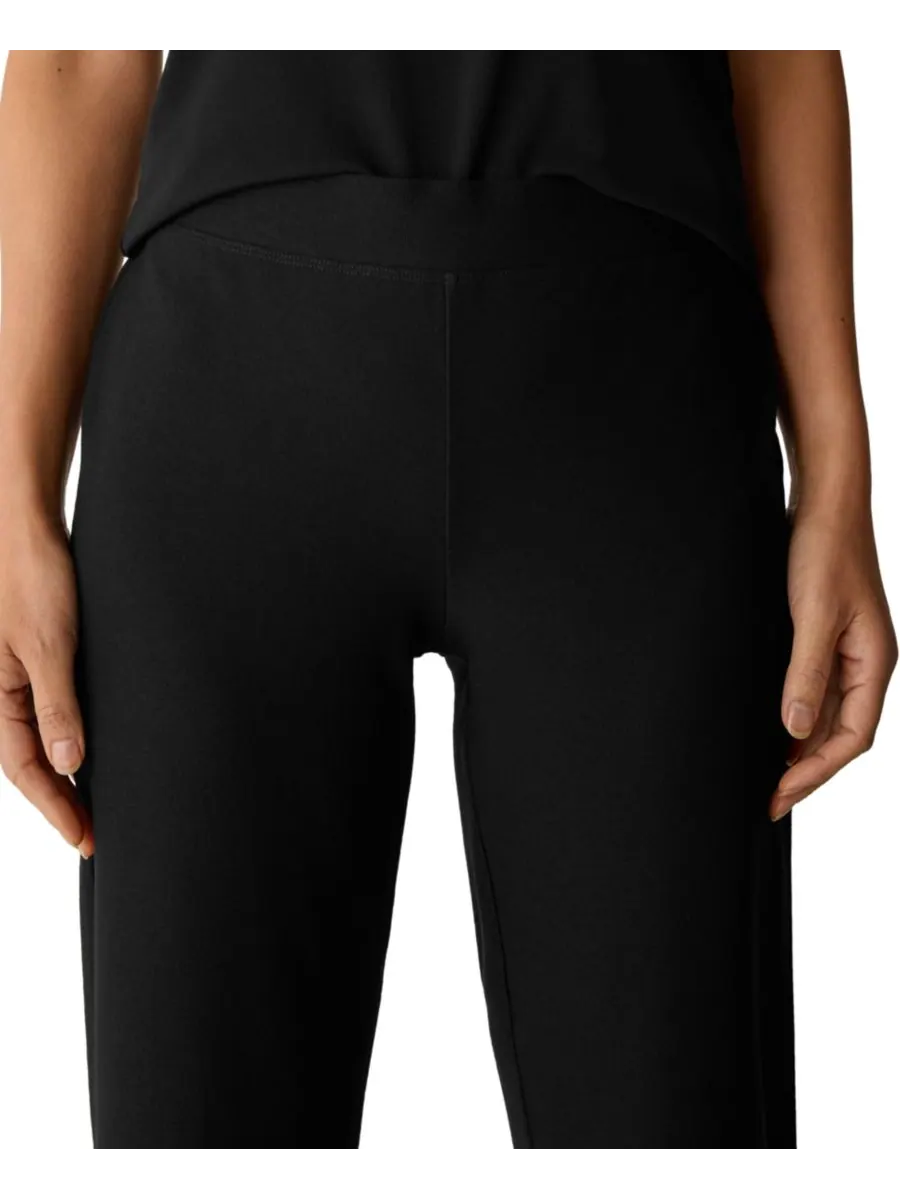 Женские прямые брюки до щиколотки Eileen Fisher — изображение 3 из 4, черный