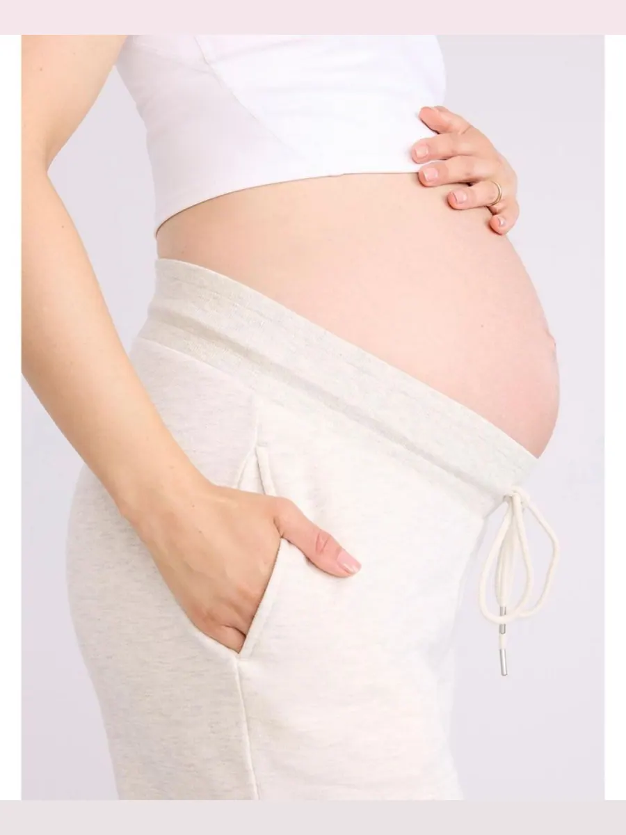 Женские спортивные брюки Under the Belly с широкими штанинами - для беременных Motherhood — изображение 4 из 5