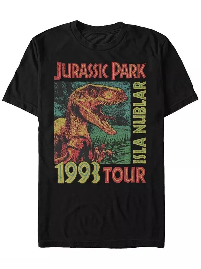 Футболка с коротким рукавом с постером тура «Парк Юрского периода» Isla Nublar 1993 года Fifth Sun — изображение 1 из 1