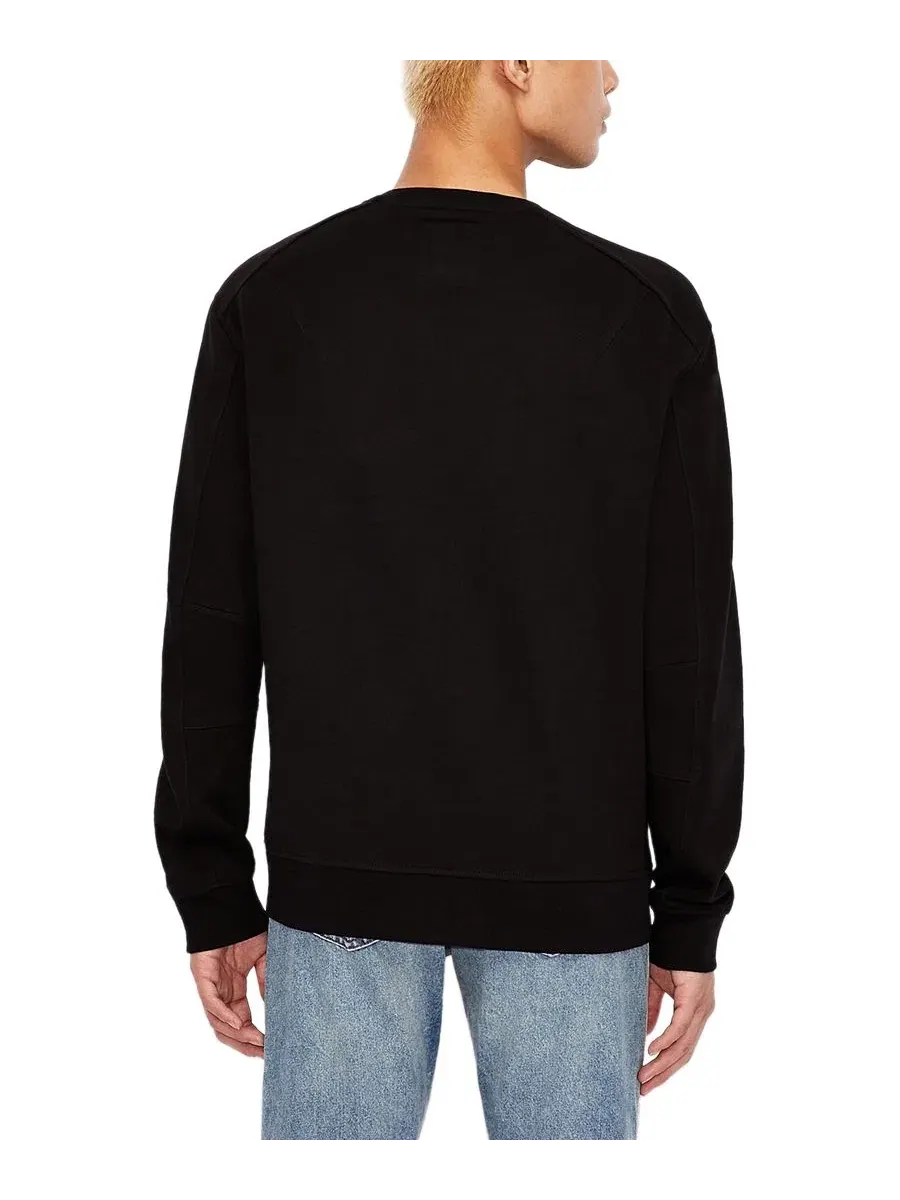 Мужская толстовка с логотипом Icon A|X Armani Exchange — изображение 2 из 6, черный