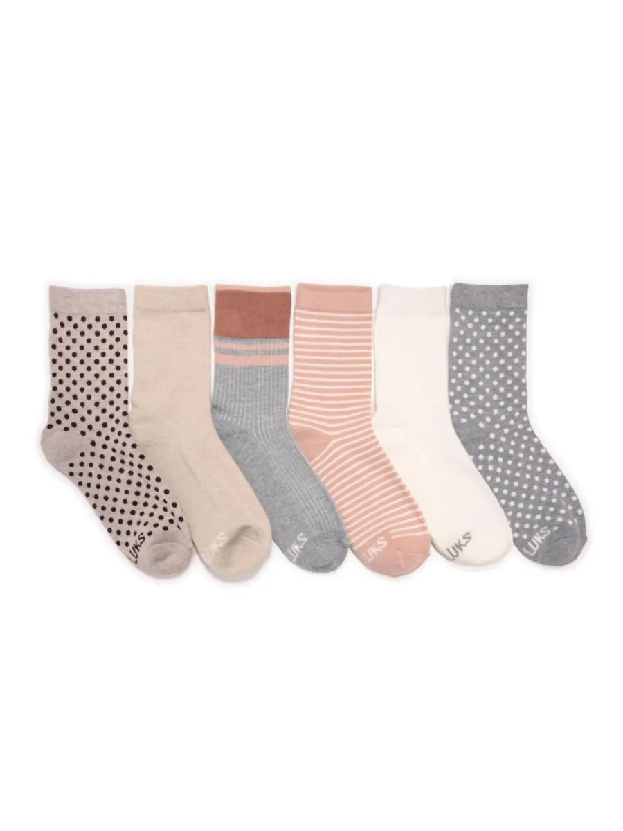 Женские 6-дюймовые шорты Dream Step Crew MUK LUKS, Light neutral
