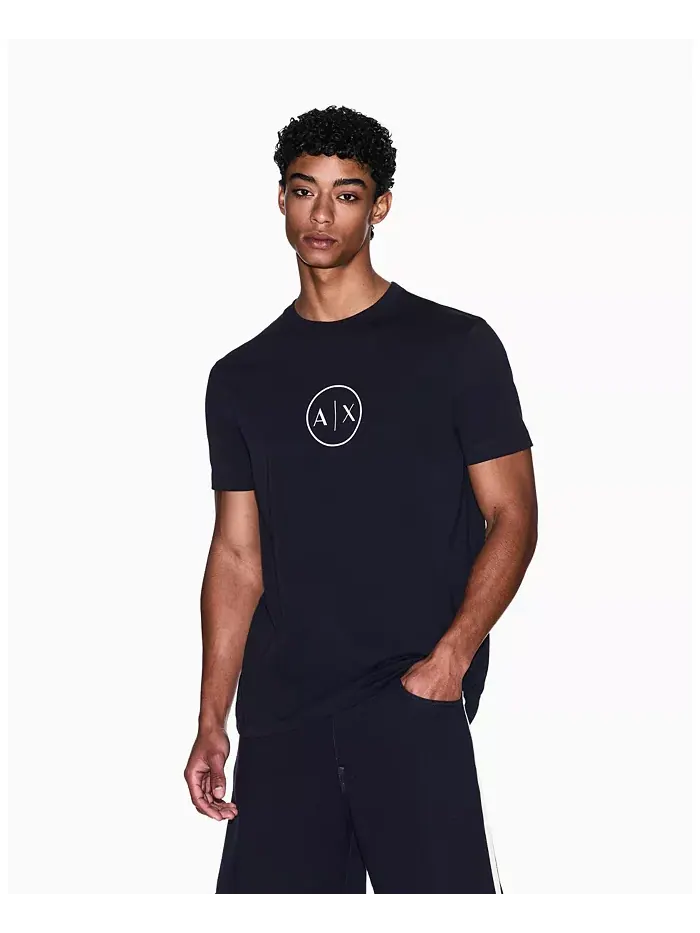 Мужская футболка Circle A с графическим принтом A|X Armani Exchange