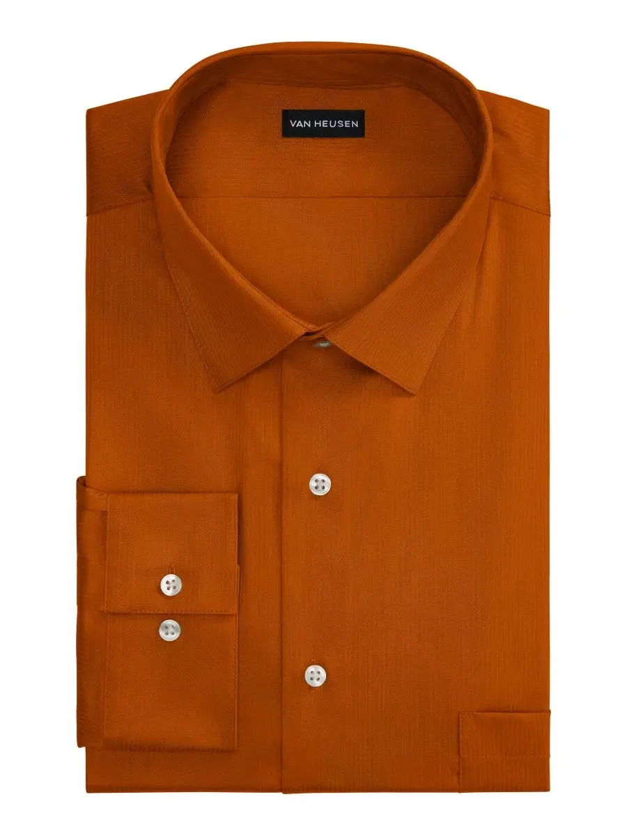 Рубашка с длинным рукавом Van Heusen — изображение 1 из 3, оранжевый
