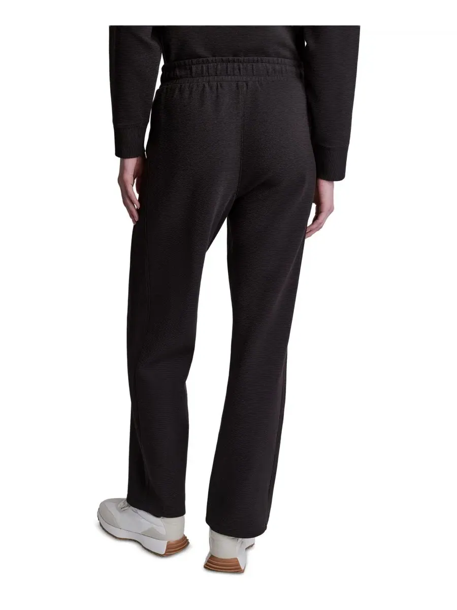 Спортивные брюки с высокой посадкой и логотипом DKNY Sport — изображение 4 из 4, черный