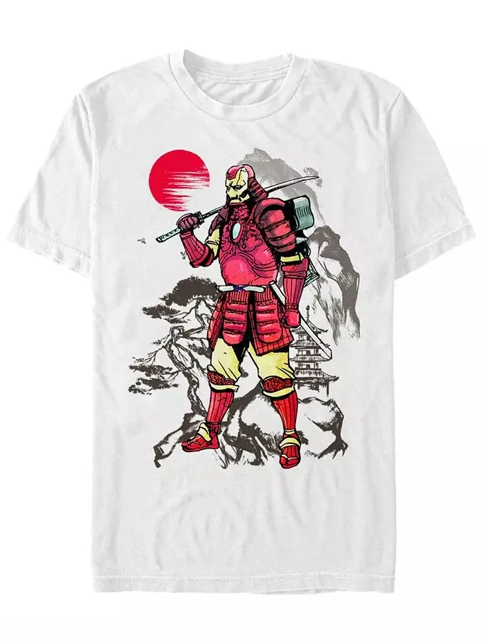 Футболка с коротким рукавом Marvel Men's Iron Man The Samurai Fifth Sun — изображение 1 из 1, белый