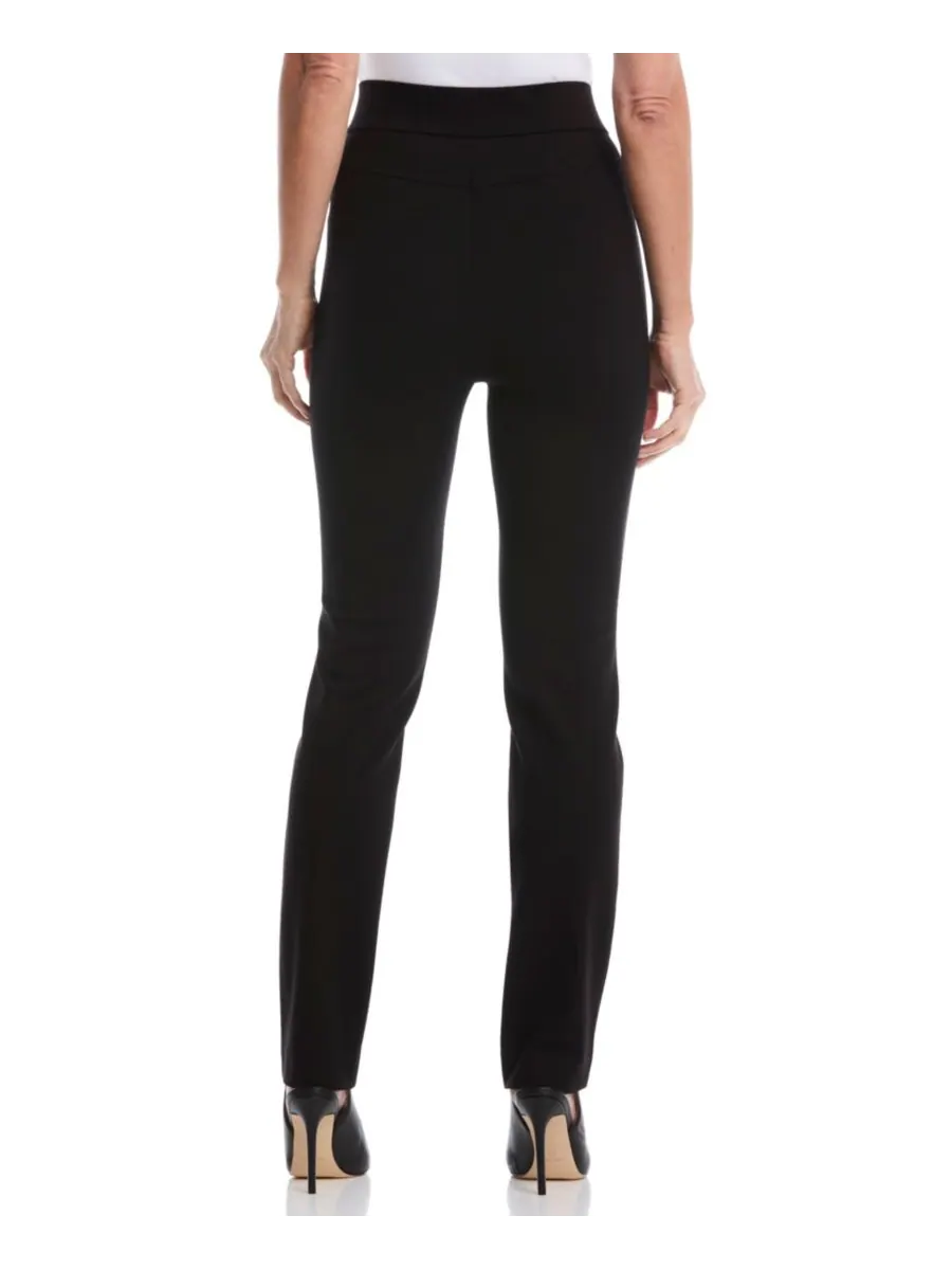 Брюки Petite Ponte Slim Leg Rafaella — изображение 4 из 4, черный