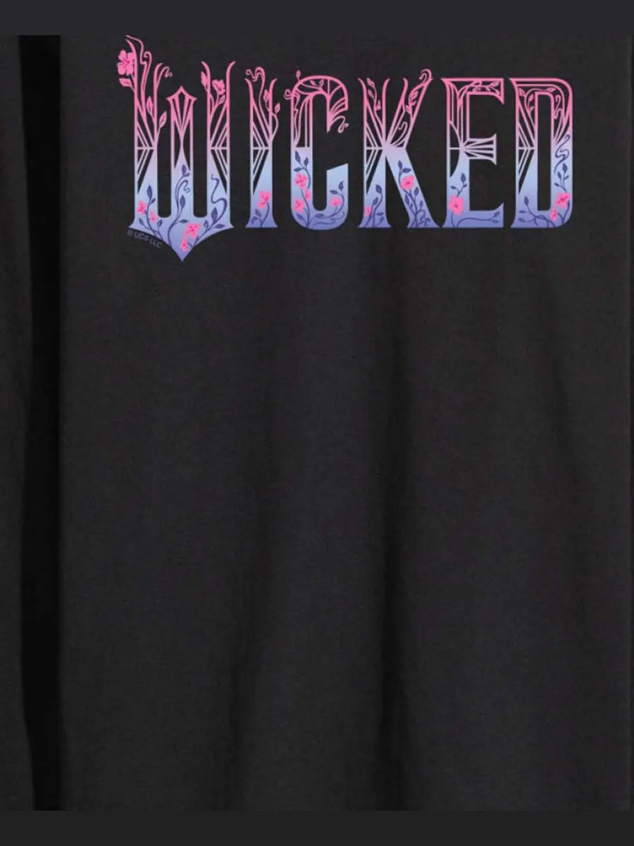 Мужская футболка с длинными рукавами Wicked Part 2 с градиентным логотипом AIRWAVES — изображение 3 из 3, черный