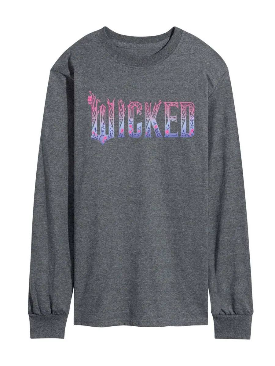 Мужская футболка с длинными рукавами Wicked Part 2 с градиентным логотипом AIRWAVES — изображение 1 из 3, серый