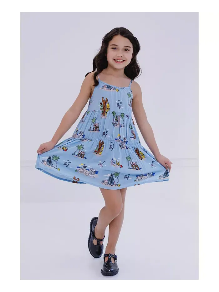 Платье для девочки Toddler Girls Cami в комплекте с семейным (размеры 2T - 14-16) Star Wars