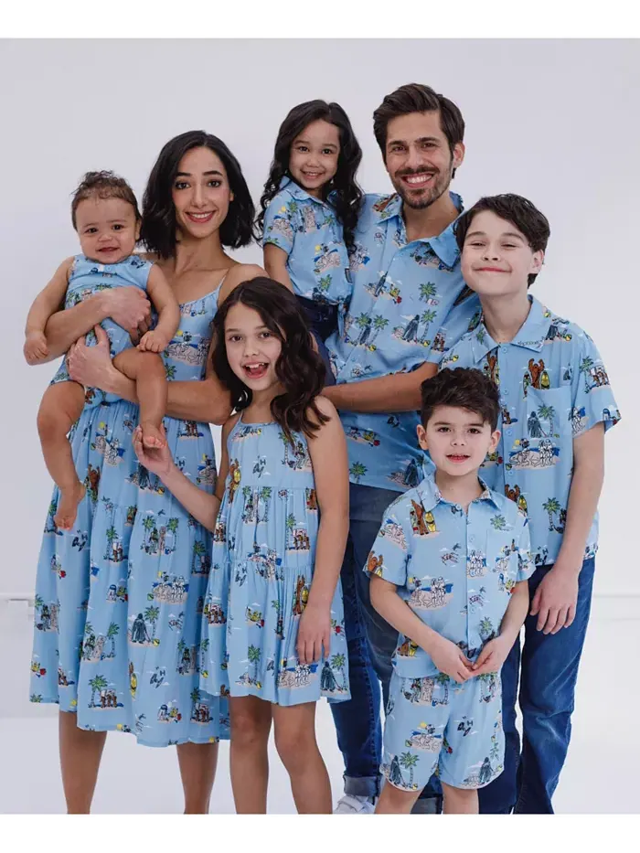 Платье для девочки Toddler Girls Cami в комплекте с семейным (размеры 2T - 14-16) Star Wars — изображение 3 из 6, синий