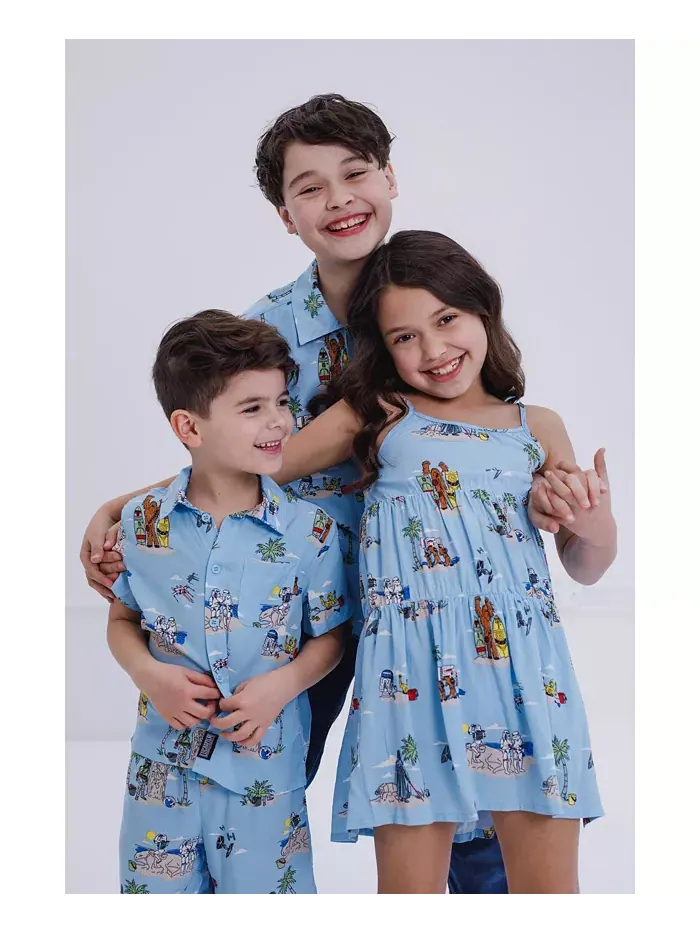Платье для девочки Toddler Girls Cami в комплекте с семейным (размеры 2T - 14-16) Star Wars — изображение 4 из 6, синий