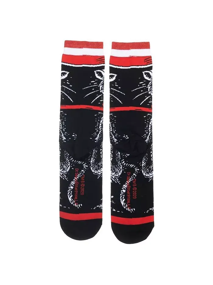 Мужские носки Dr Seuss Cat in the Hat 360 Character Crew Socks Dr. Seuss — изображение 2 из 2, мульти