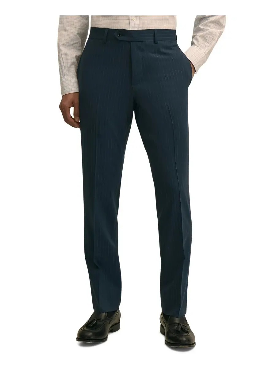 Классические брюки в полоску для мужского костюма Brooks Brothers