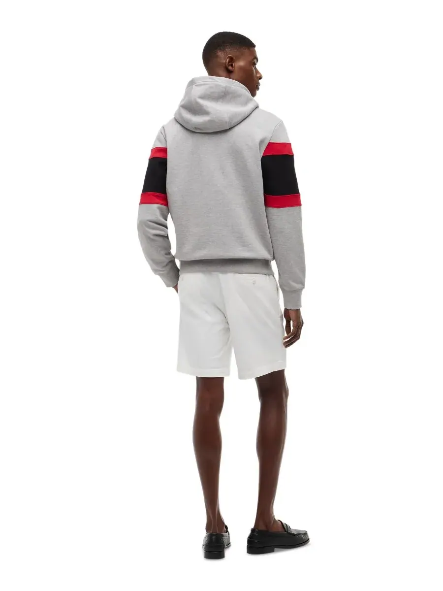 Мужская толстовка с капюшоном и декоративными панелями Cadillac F1 Tommy Hilfiger — изображение 4 из 4, светлый серый