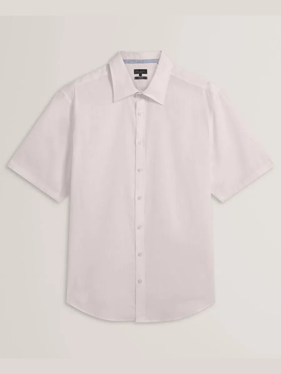 Рубашка с коротким рукавом Wryte Ted Baker — изображение 5 из 5, белый