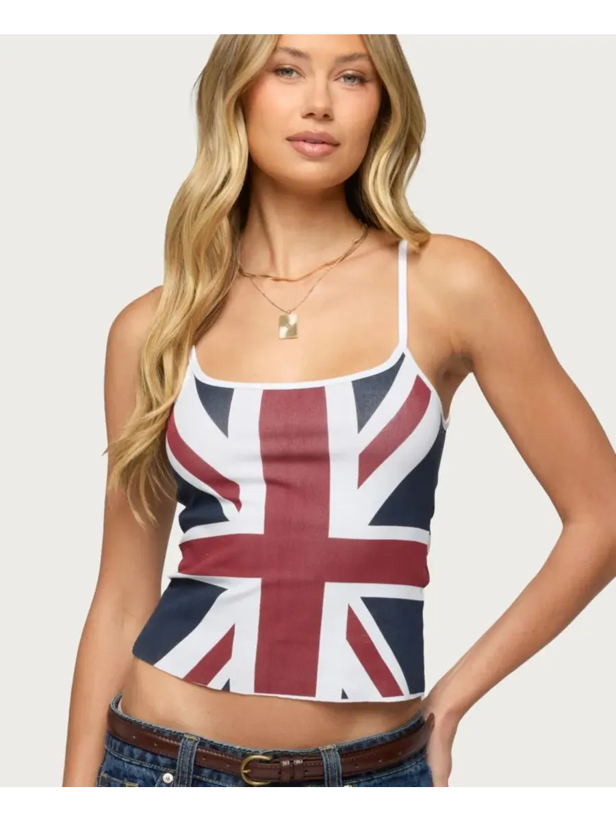 Женская майка-топ UK Babe Edikted — изображение 1 из 5, белый