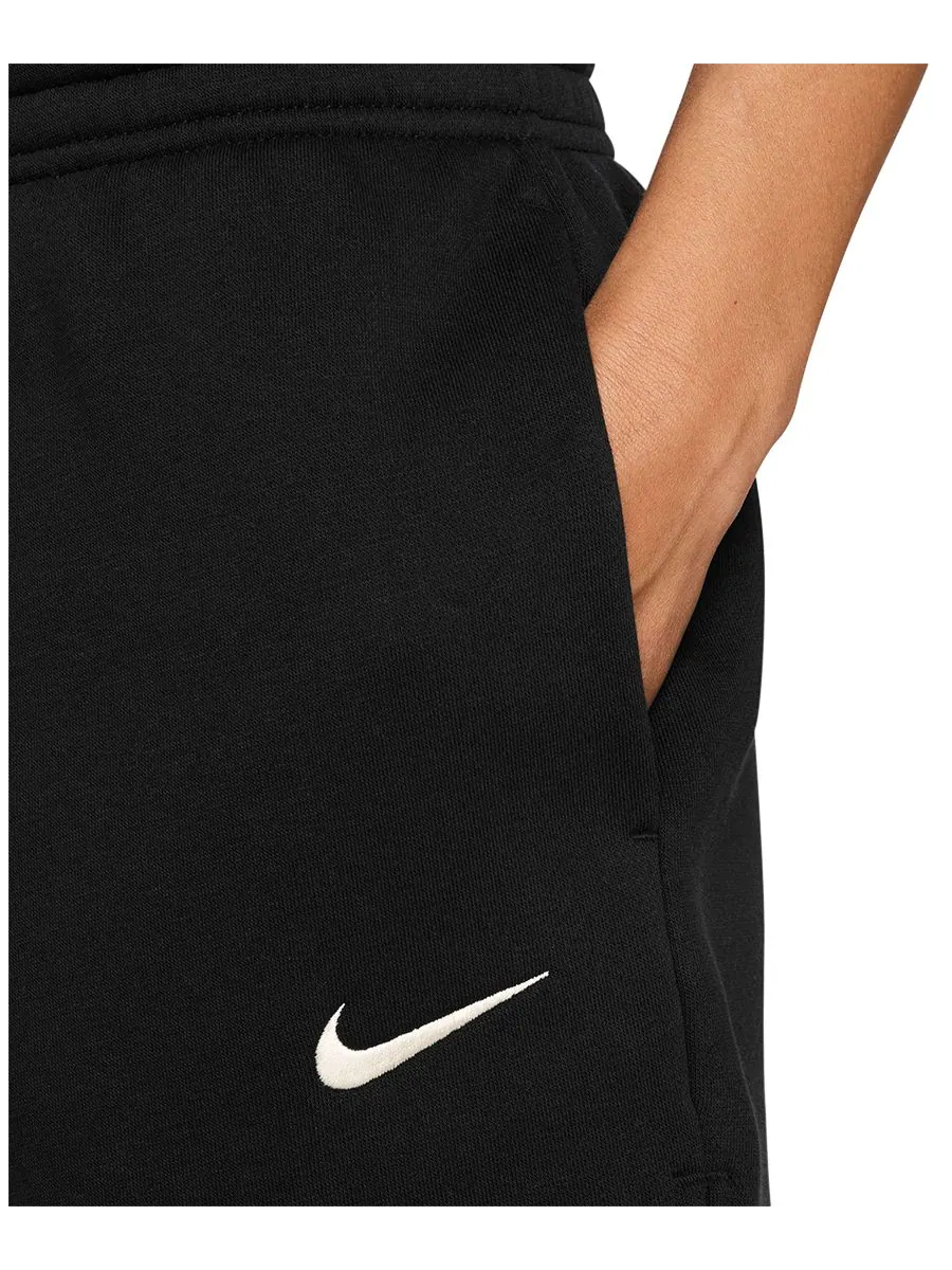 Женские спортивные шорты Phoenix Fleece средней посадки, 4 дюйма Nike — изображение 4 из 4, черный