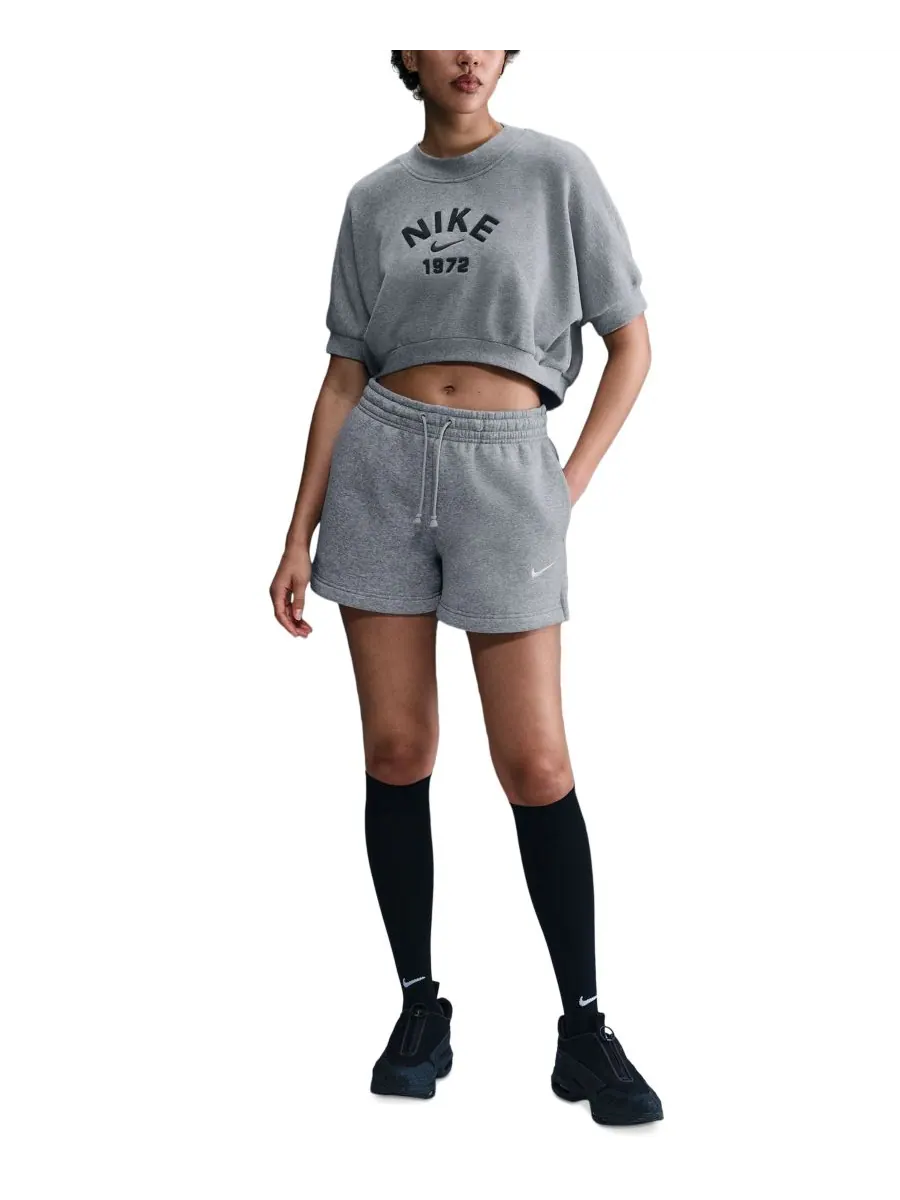 Женские спортивные шорты Phoenix Fleece средней посадки, 4 дюйма Nike