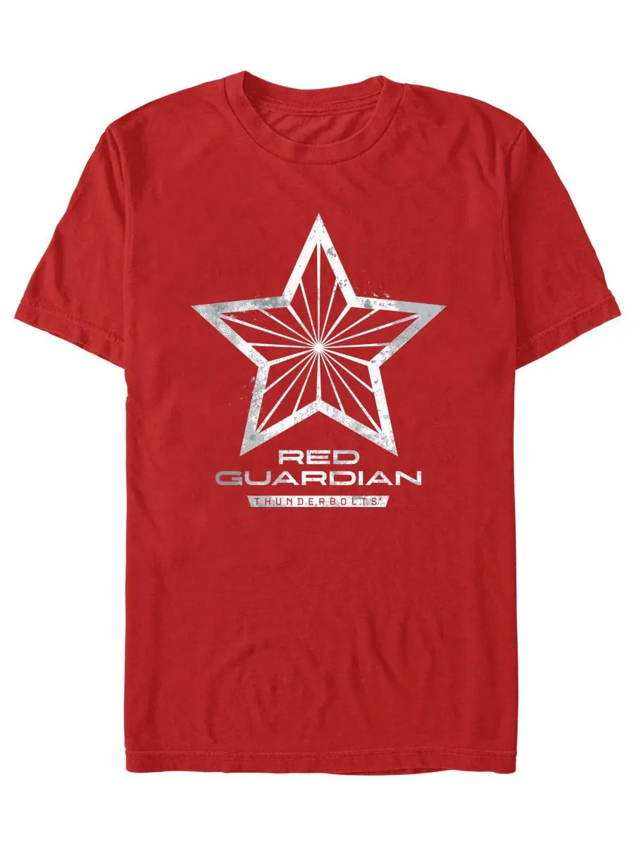 Мужская футболка с коротким рукавом и красным логотипом Guardian Fifth Sun — изображение 1 из 3, красный