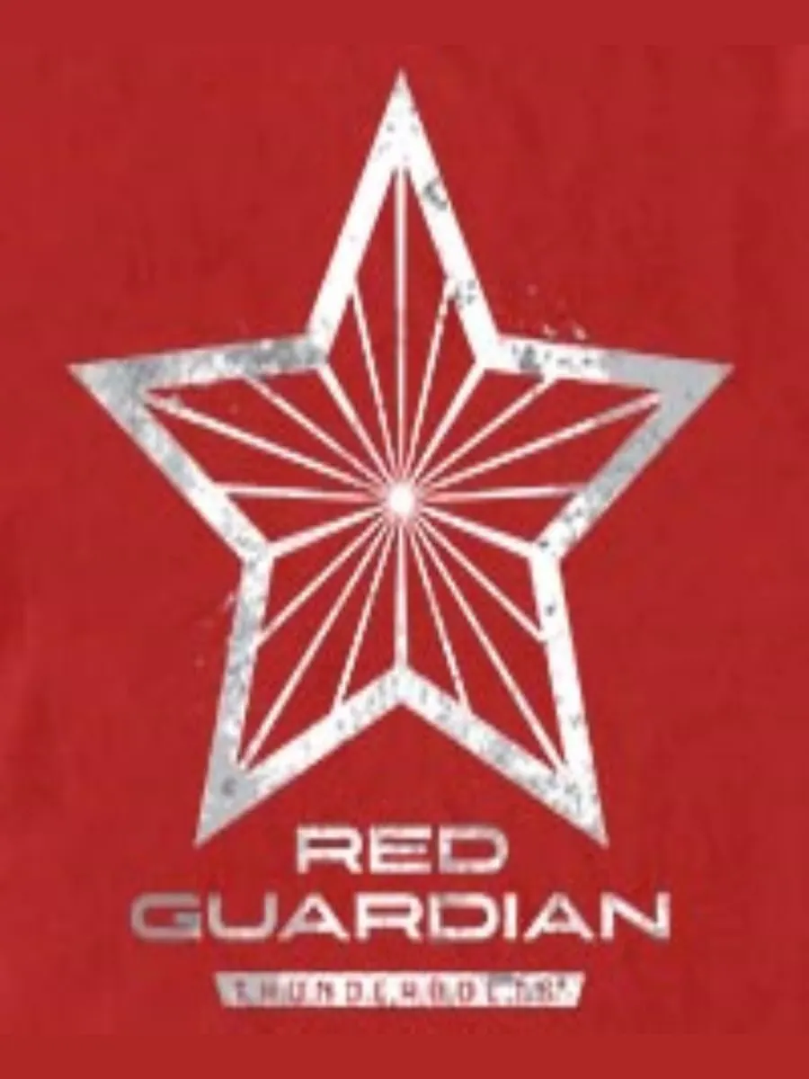 Мужская футболка с коротким рукавом и красным логотипом Guardian Fifth Sun — изображение 3 из 3, красный