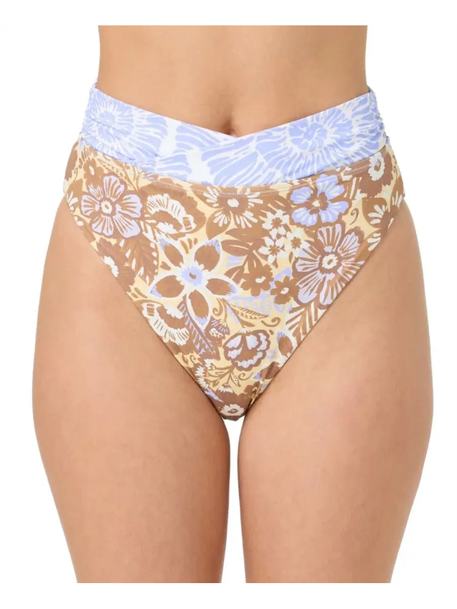 Плавки бикини с завышенной талией Izabelle Floral Stellan O'Neill