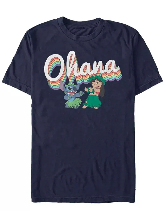 Мужская футболка с коротким рукавом Rainbow Ohana Fifth Sun — изображение 1 из 1, темно-синий