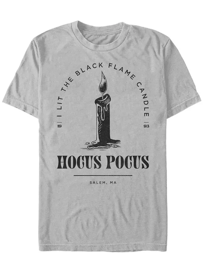 Мужская футболка с коротким рукавом Hocus Pocus Candle Stamp Fifth Sun — изображение 1 из 1, серебристый