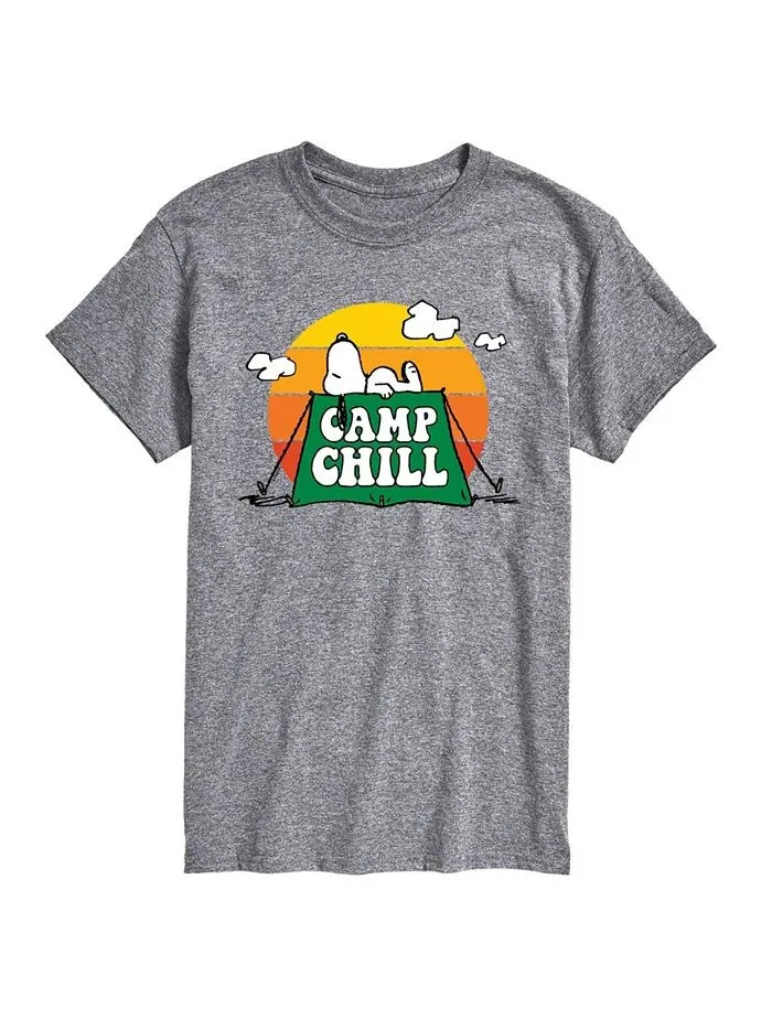 Мужская футболка Peanuts Camp Chill AIRWAVES — изображение 1 из 2, серый