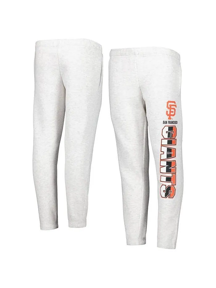 Флисовые брюки Ash San Francisco Giants Game Time для больших мальчиков и девочек Outerstuff — изображение 1 из 3, пепельный