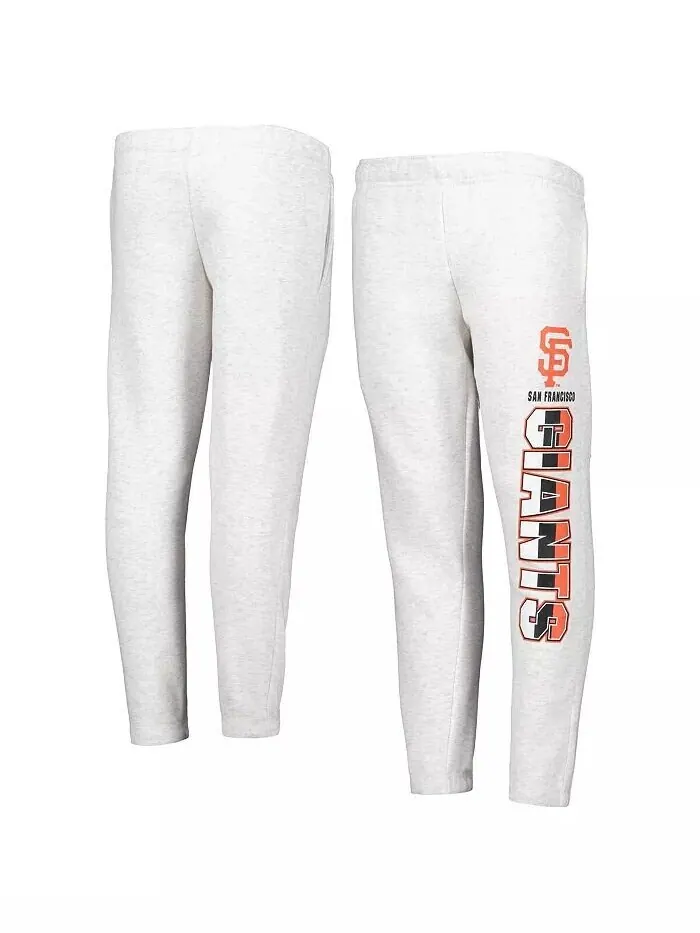 Флисовые брюки Ash San Francisco Giants Game Time для больших мальчиков и девочек Outerstuff