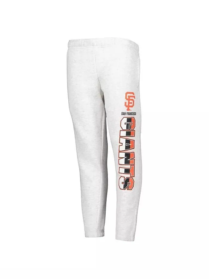 Флисовые брюки Ash San Francisco Giants Game Time для больших мальчиков и девочек Outerstuff — изображение 2 из 3