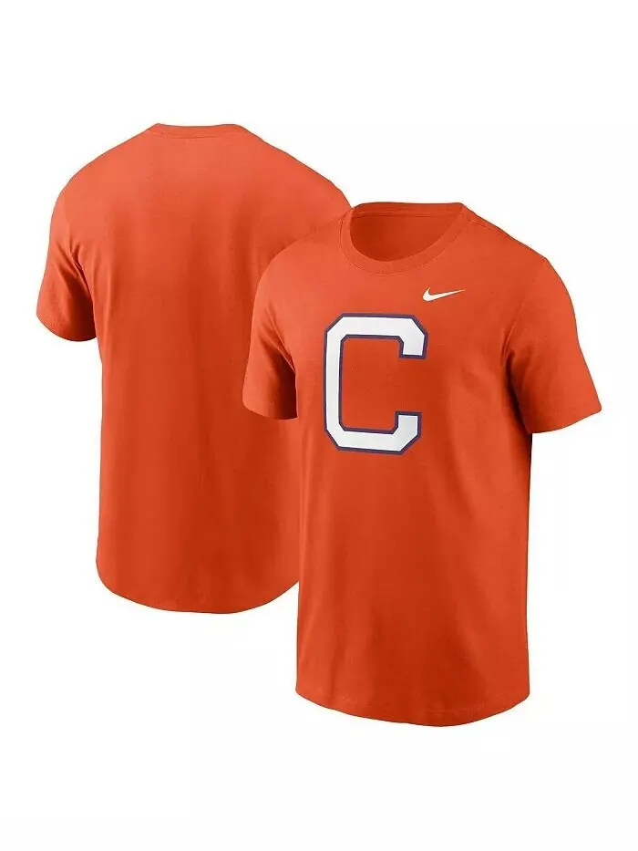 Мужская оранжевая футболка с альтернативным логотипом Clemson Tigers Primetime Evergreen Nike — изображение 1 из 3, оранжевый
