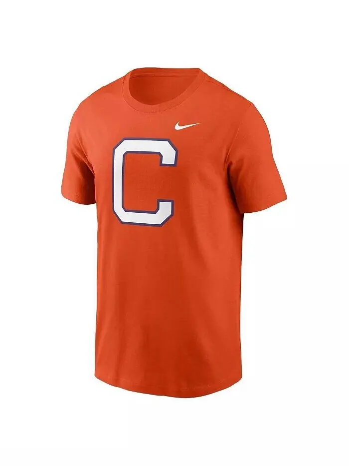 Мужская оранжевая футболка с альтернативным логотипом Clemson Tigers Primetime Evergreen Nike — изображение 3 из 3, оранжевый