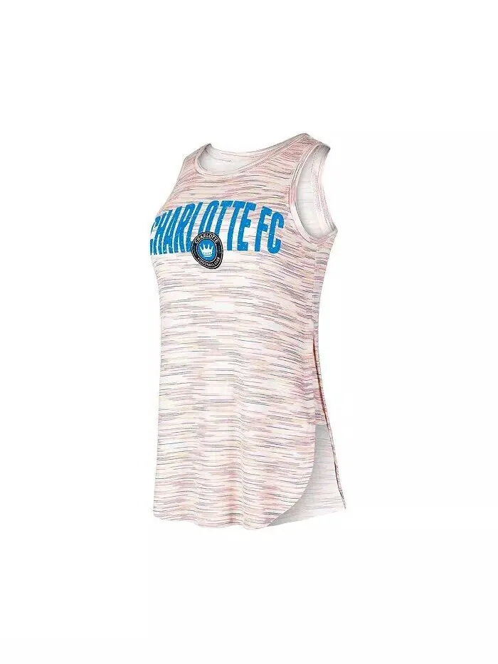 Женская белая майка Charlotte FC Sunray Tri-Blend Concepts Sport — изображение 1 из 1, белый