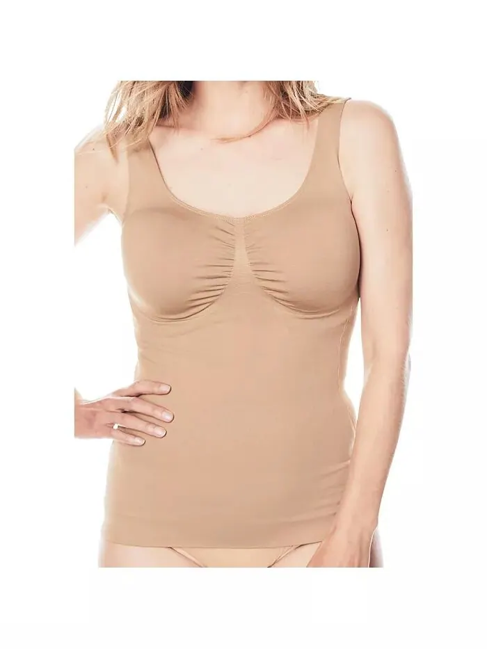Женский топ-топ Instant Shaper Medium Control Seamless Shaping Cami большого размера Secret — изображение 1 из 2, нудовый