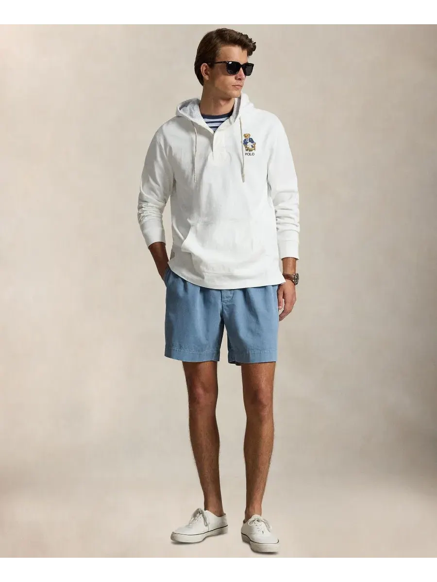 Худи с капюшоном и вышивкой Polo Bear Polo Ralph Lauren — изображение 2 из 5, белый