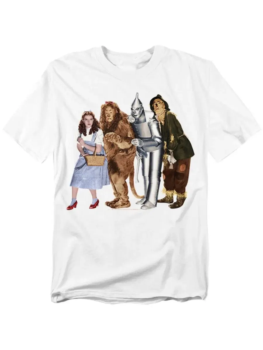 Футболка с принтом Frightened Foursome Wizard Of Oz — изображение 1 из 3, белый