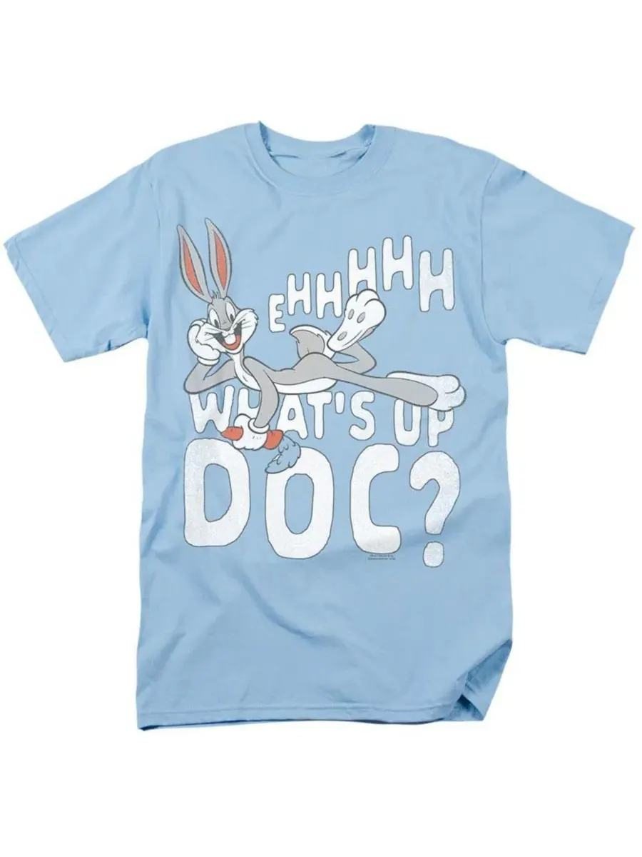 Футболка с принтом What's Up Looney Tunes — синий