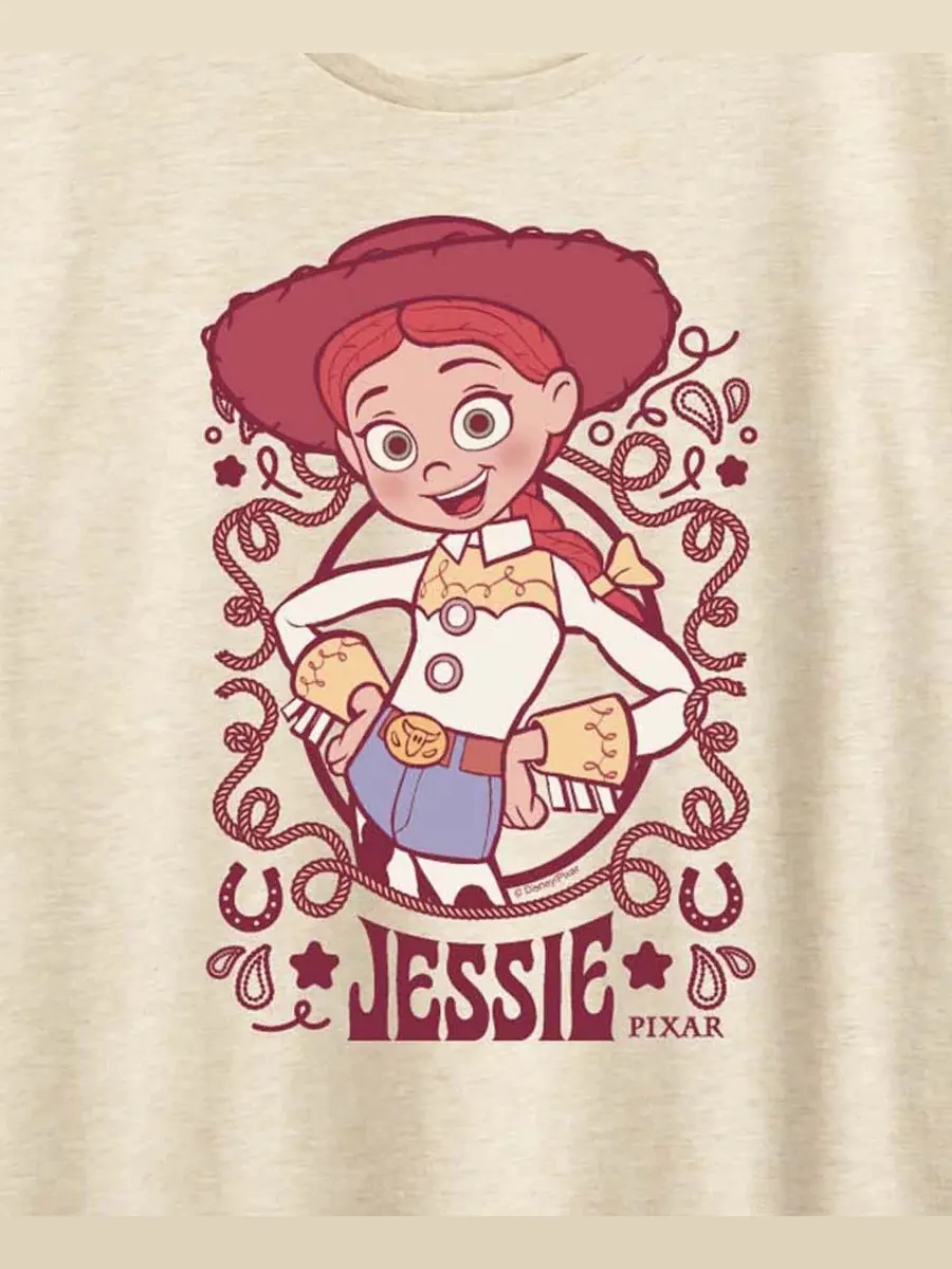 Футболка с принтом Toy Story 4 Jessie Cowgirl Hybrid Apparel — изображение 3 из 3, березовый