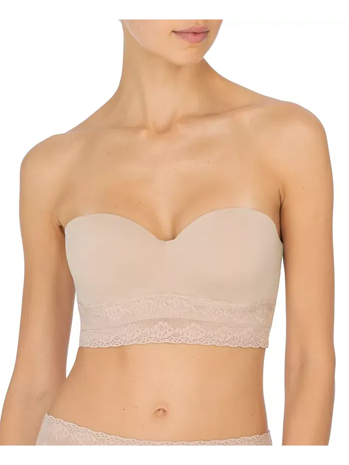 Женский бесшовный бюстгальтер Bliss Perfection без бретелей с косточками 729154 Natori — изображение 1 из 4, бежевый