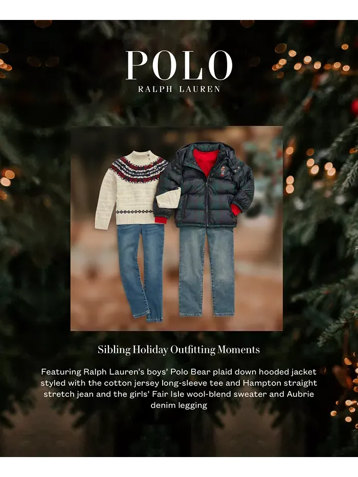 Футболка с длинным рукавом для малышей и мальчиков Jersey Polo Ralph Lauren — изображение 3 из 4, красный