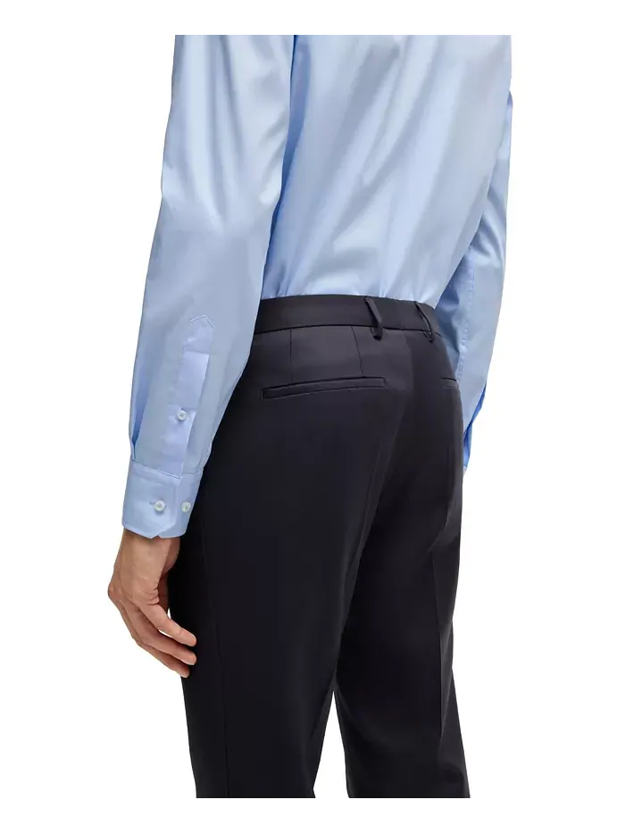 Мужские брюки Extra-Slim-Fit Hugo Boss — изображение 6 из 6, синий