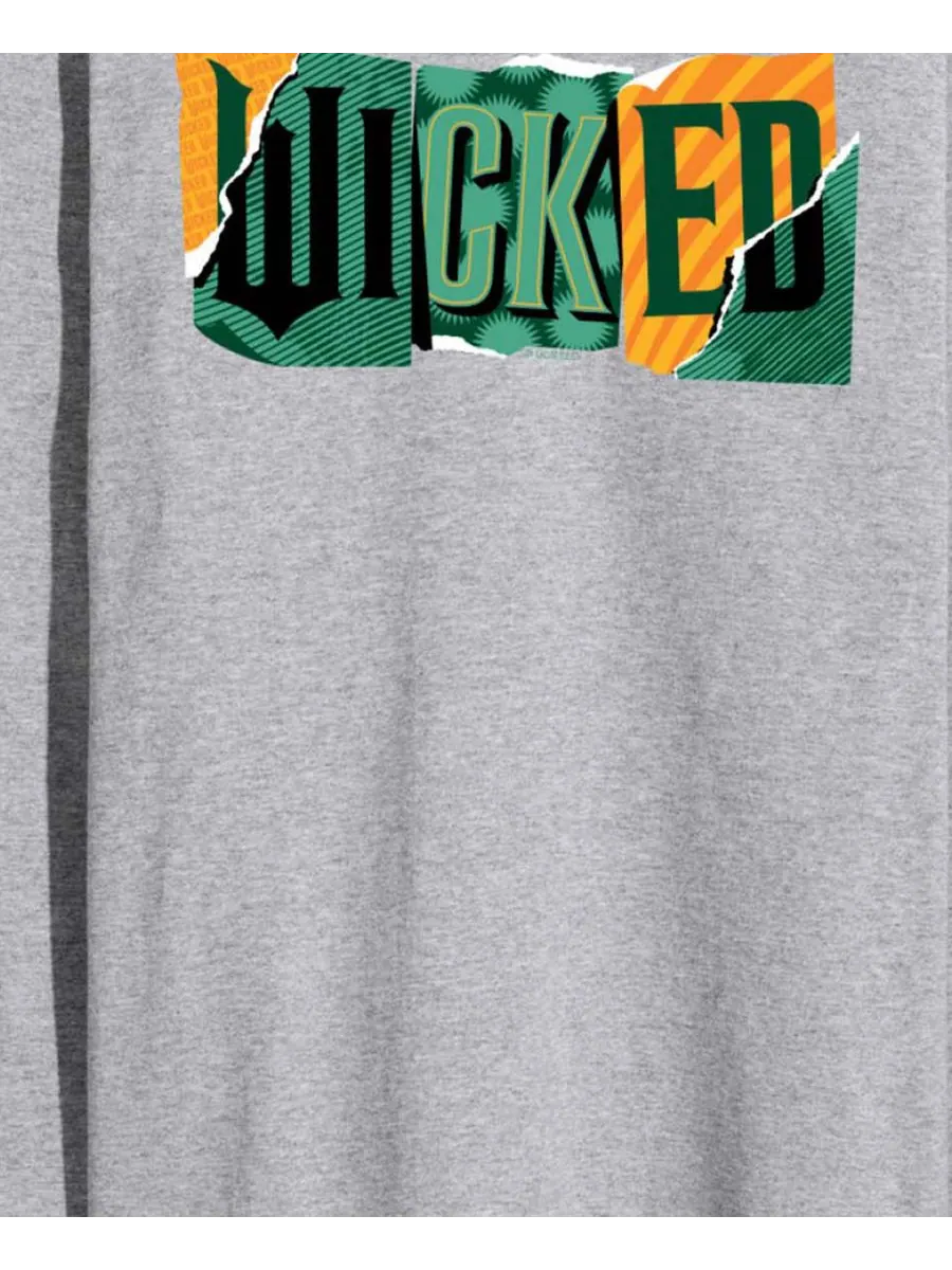 Мужская футболка с длинными рукавами Wicked Part 2 с рваным логотипом AIRWAVES — изображение 3 из 3, серый