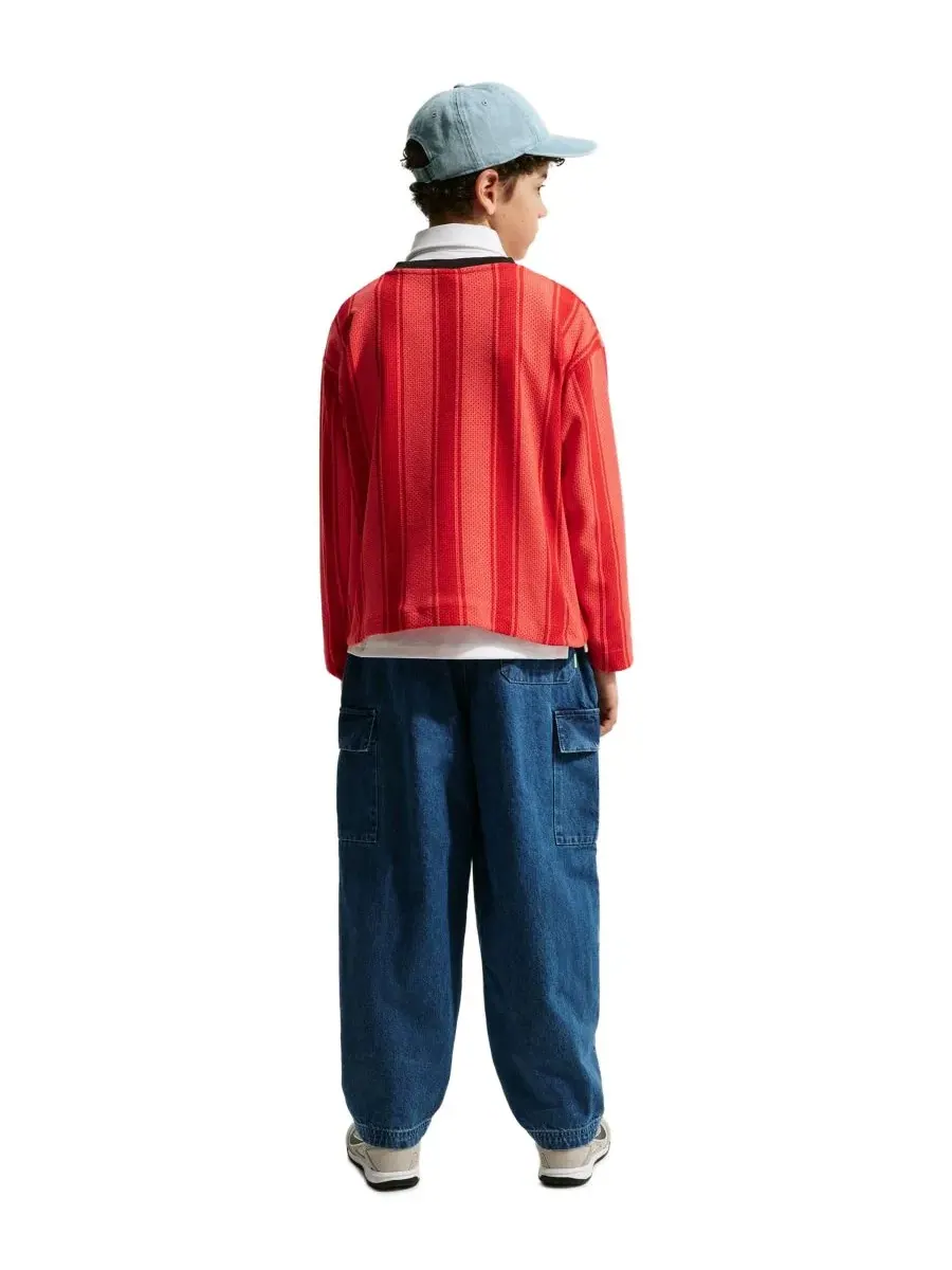 Брюки-карго из коллекции спортивной одежды для мальчиков 8-20 лет Nike — изображение 4 из 4, темно-синий