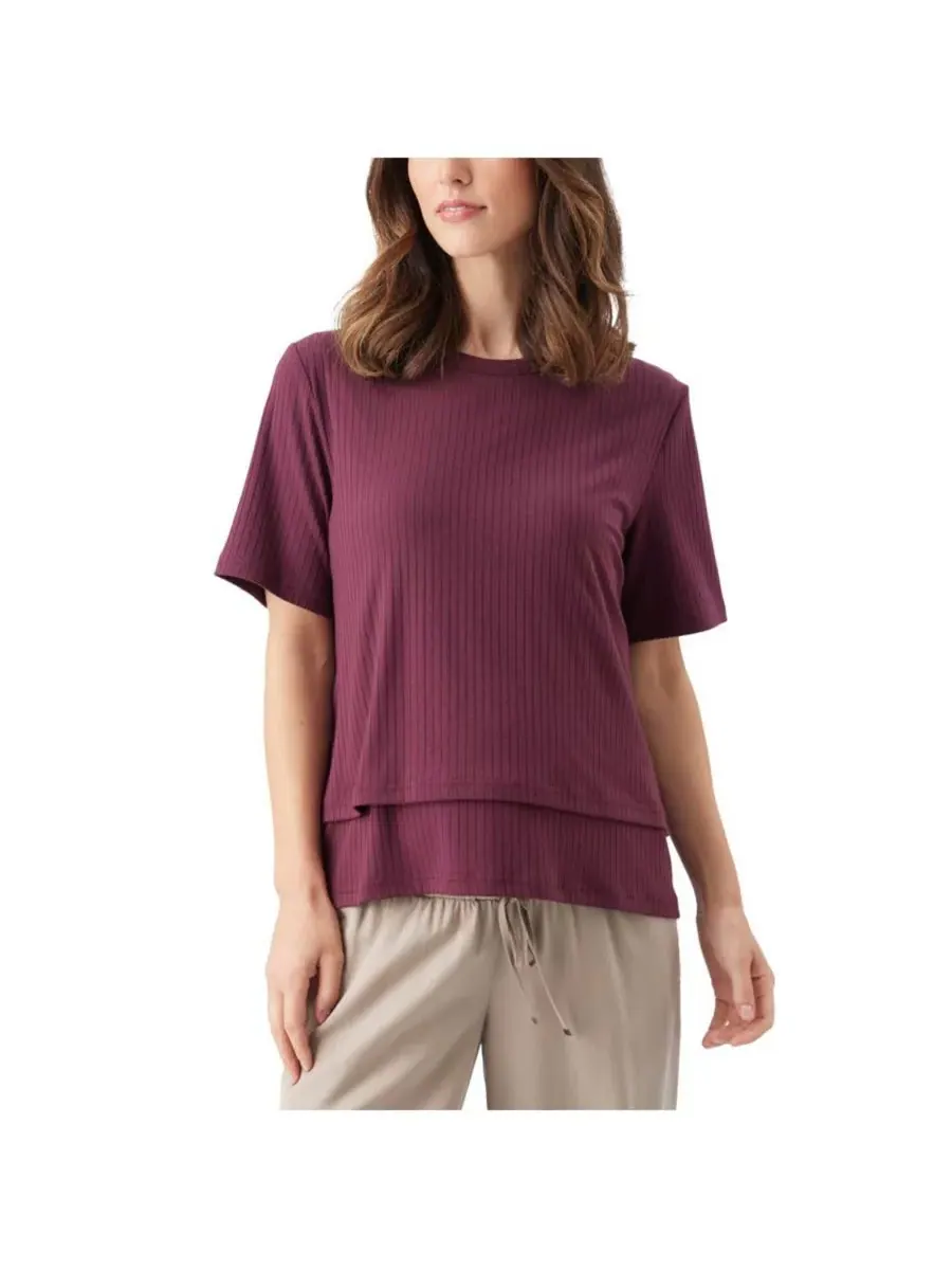 Топ для кормления Maternity Ripe Mike Rib Ripe Maternity — изображение 2 из 4, коричневый