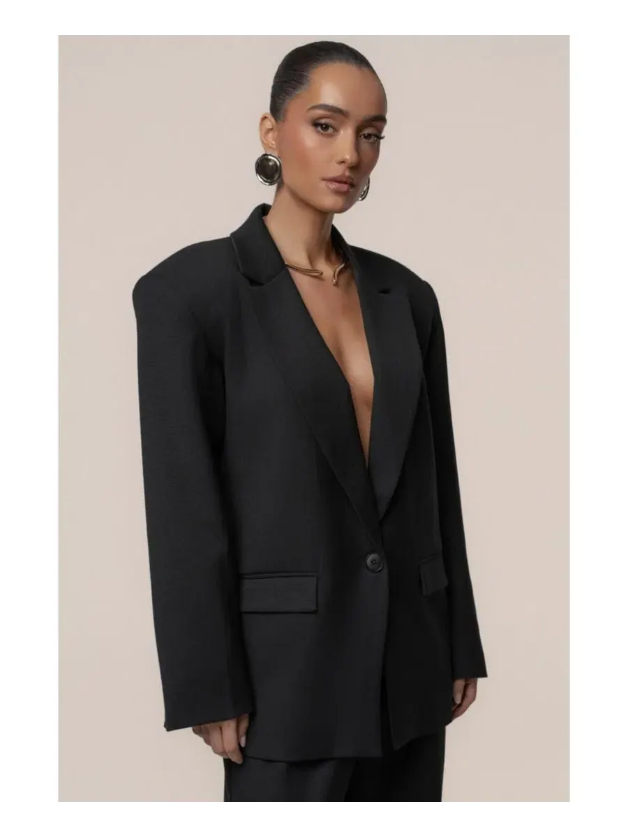 Пиджак и брюки Refinity Moments Jluxlabel — изображение 11 из 11, черный