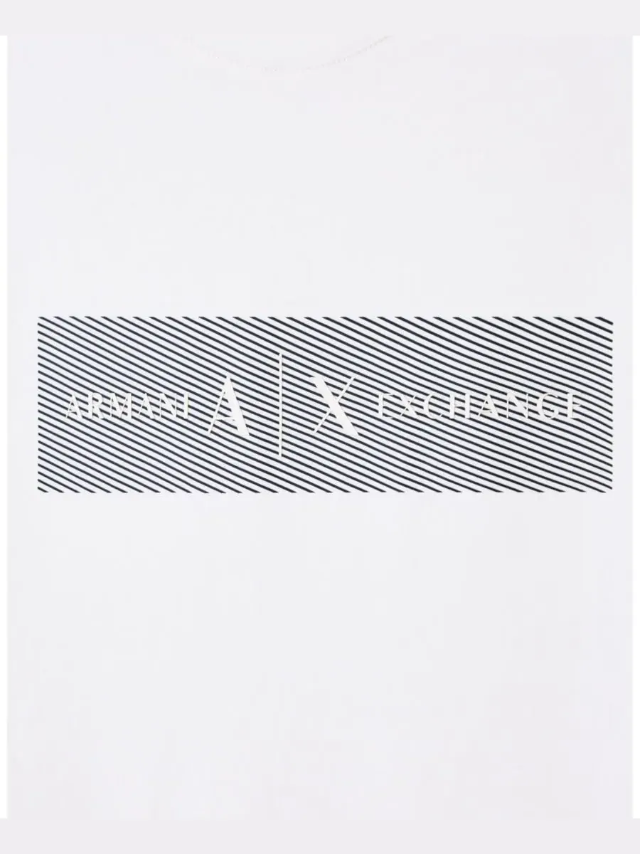 Мужская футболка с коротким рукавом в боксерском стиле A|X Armani Exchange — изображение 3 из 4, бежевый