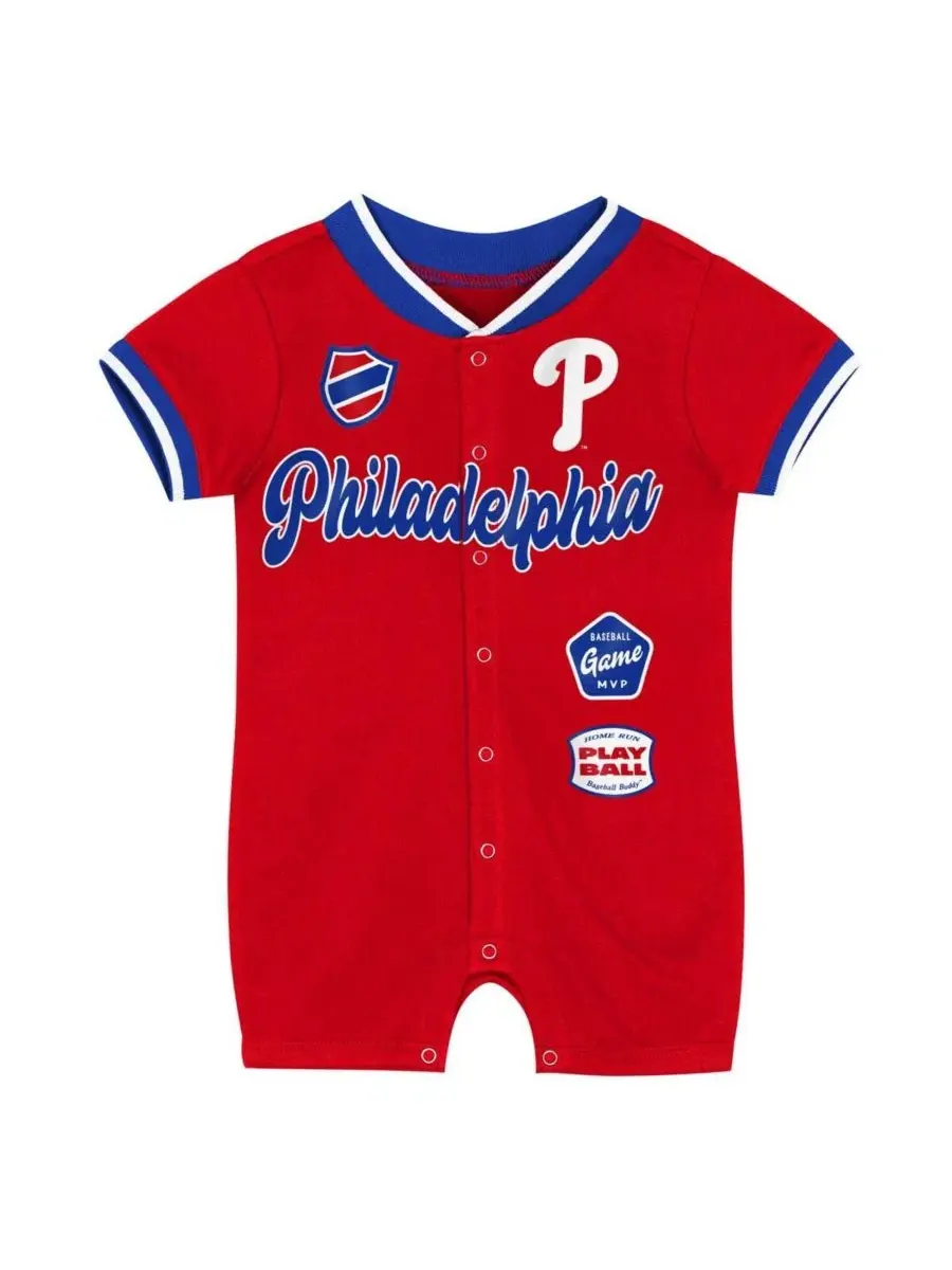 Детский красный комбинезон Philadelphia Phillies для мальчиков и девочек Outerstuff — изображение 2 из 3