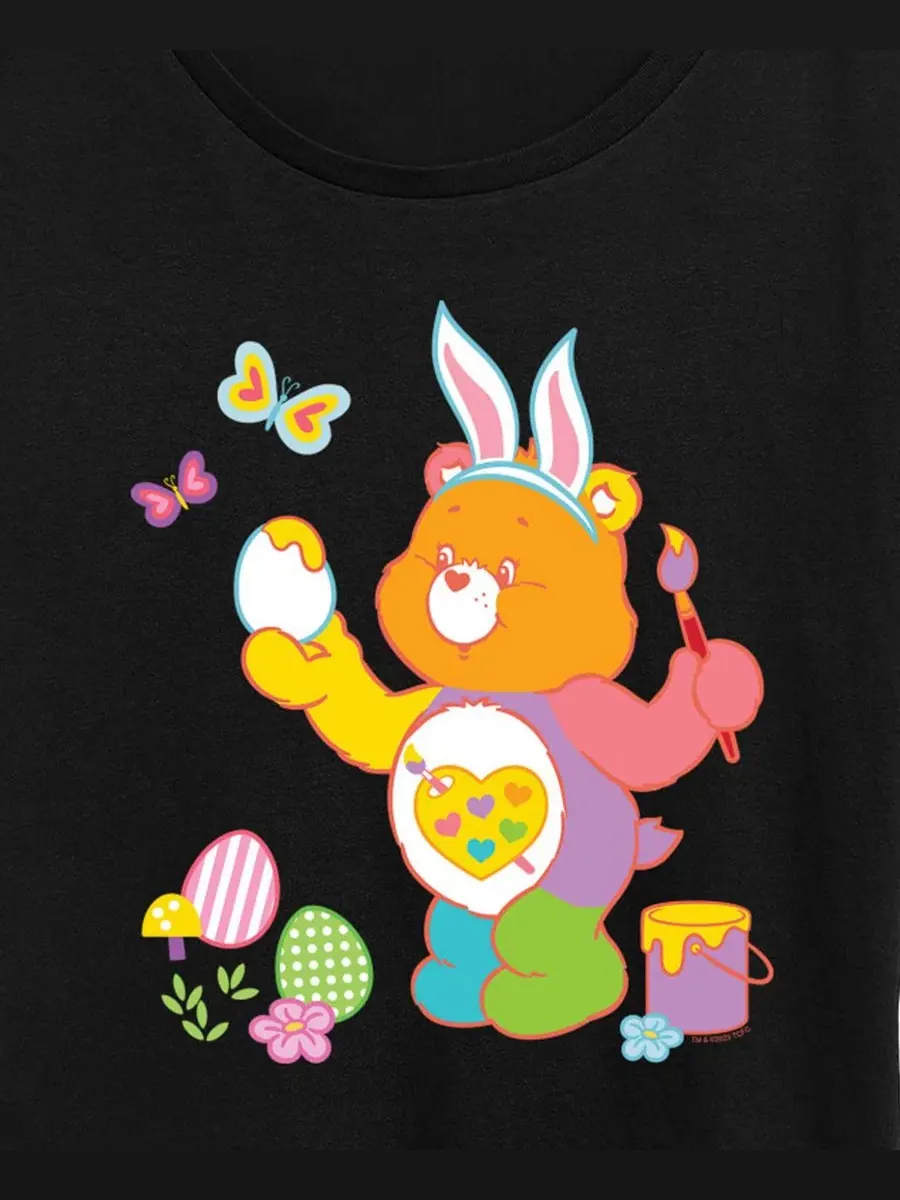 Футболка с коротким рукавом и графическим принтом "Мишки Care Bears" больших размеров, изображающая — изображение 2 из 3